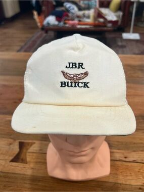Embroidered Cream JBR BUICK Baseball Hat